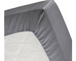 Cinderella - Topper Hoeslaken - tot 15 cm matrashoogte - 160x200/210 cm - Antraciet