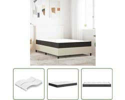 vidaXL Matras - Binnenveringmatras - Binnenveringmatras middelhard 140x200 cm - Boxspring - Slapen - Bedden
