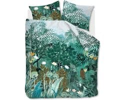 Beddinghouse Madagascar Dekbedovertrek - Tweepersoons - 200x200/220 cm - Green