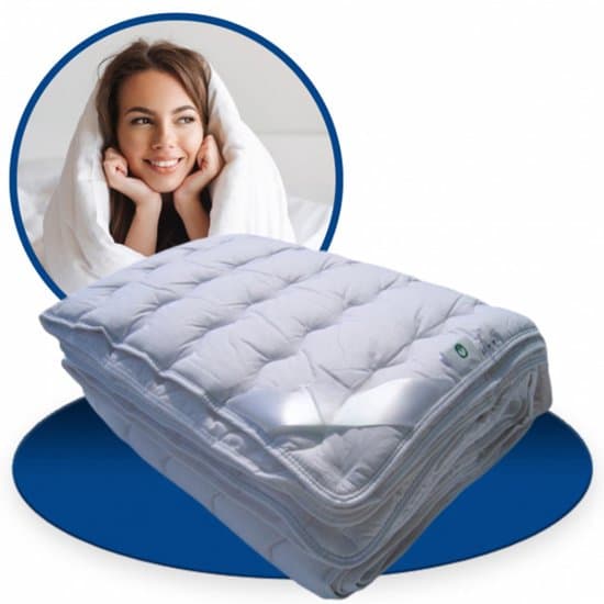 Zavelo Cotton Luxury 4-Seizoenen Dekbed (Wasbaar 90 graden C)-Lits-Jumeaux (260x220 cm)