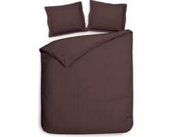Heckett & Lane Banda - Dekbedovertrek - Lits-jumeaux - 260x200/220 cm - Marsala Brown