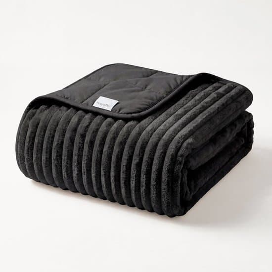 HappyBed Premium Verzwaringsdeken | Black | 7 KG