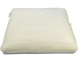 Kapok Box Hoofdkussen - 100% Java Kapok - 50x60x10 cm - Ecru