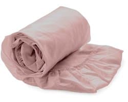 Yellow Hoeslaken Katoen Perkal 40cm Hoekhoogte Suite Mumbai - Haze Coral - 180x200 cm - 100% Katoen-Perkal - Lits Jumeaux