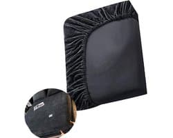 Hoeslaken - Deluxe Melkvlieslaken - Melkfluis hoeslaken - 200x220 cm - Extra Warm & Zacht - Heerlijk Zacht - Geschikt voor Matrassen tot 30 cm - Donkergrijs