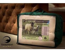Texel wol 4 seizoenen Hotel dekbed  - 100% Scheerwol - 200x220cm