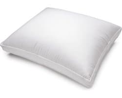 White Cloudz - donzen kussen CLOUDZ 90 - 60x60 cm - boxmodel - 90% dons - Wit