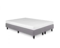 Nessa® - 180x200 Boxspring Studio Luxe Pocketvering HR matras Grijs - Inclusief Orthopedisch Pocketvering Matras