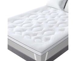 Microvezel Matrastopper - Groot Formaat (160 x 200 cm) - Comfortabel en Ademend - 1200 g/m²