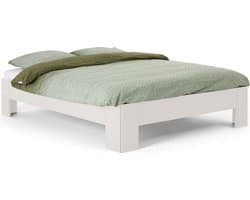 B Bright Fresh 500 Bed 120 x 200 cm - Bedframe Wit - Bedombouw - Instaphoogte: 50cm - Tweepersoonsbedden