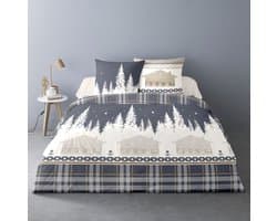 Luxe Katoen Flanel dekbedovertrek Rio- 240x220