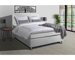 Anno 1588 - Boxspringset Jubilee - Pocketvering - Grijs - 140x200 cm - Inclusief Dekbed en Kussens