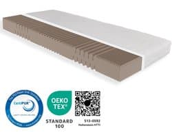 Sleepneo matras 120x200 - 18 cm dik - koudschuim - H3 - zacht