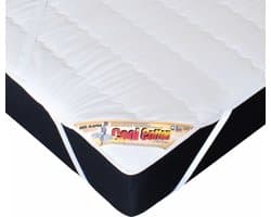 Cool Cotton Matrasbeschermer 180 x 200 cm - Verkoelende Matrastopper - 100% Puur Katoen - Ademend & Wasbaar op 60°