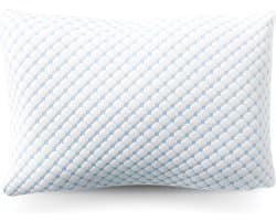 Zelesta FlexPillow - Softfiber - Hoofdkussen - Afstelbaar Design - Traagschuim - Vermindert Nekklachten - Geschikt voor rug-, zij- en buikslapers - 60x70 cm