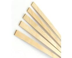 Houten Lattenbodem - Reserve Latten Bodem - Bed Bodem Reparatie - Verende Houten Constructie - 660x53x8mm - Natuurlijk