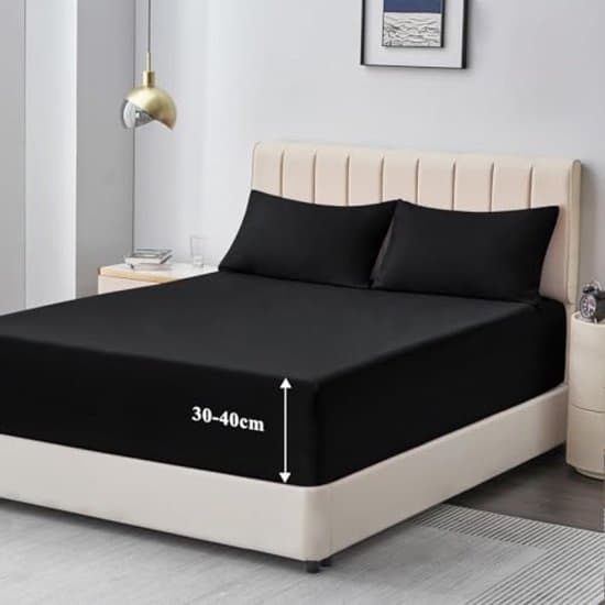 Hoeslaken 180x200 cm - Zacht microvezel - Voor matrassen tot 40 cm hoog