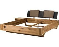 MASSIVMOEBEL24.DE bed KITZBÜHEL #264 natuur 140 x 200 cm