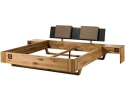 MASSIVMOEBEL24.DE bed KITZBÜHEL #268 natuur 140 x 200 cm