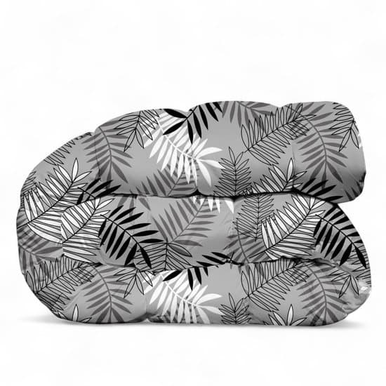 Dekbed bedrukt - Zonder hoes ( 2 in 1 ) - Tweezijdig - 240 x 220 cm - Varen25 Grey