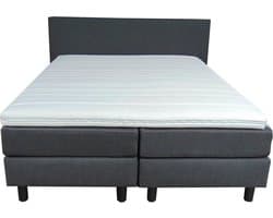 Slaaploods.nl Praag - Boxspring inclusief matras - 160x200 cm - Zwart