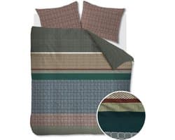 Beddinghouse Birger dekbedovertrek - Tweepersoons - 200x200/220 - Olijfgroen