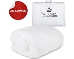 Troonz Portofino Enkel Dekbed 240x220 cm - Tweepersoons Dekbed - Zomerdekbed - Ademend & Zacht