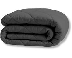 Y-NOT Dreambed Original All Year Antraciet 200x220 - Tweepersoonsdekbed - Dekbed Zonder Overtrek - Wasbaar Hoesloos Dekbed - 30 dagen proefslapen - Bedrukt dekbed - Dekbed met vaste overtrek - All year winterdekbed & zomerdekbed