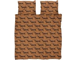 Snurk dekbedovertek James brown - 2-persoons (200x200/220 cm incl. 2 slopen)