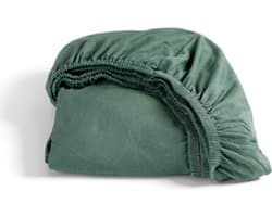 Cinderella hoeslaken - 180x220cm & 200/200cm - Jersey - Groen - Tot 25 cm matrashoogte