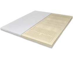 Tuur - Original Topper 180x210 - 100% Natuurlatex Matras Topper - Tweepersoons Topmatras - Matrastopper - Toppermatras - 7 Ergonomische Comfortzones - 8 cm Hoog - 1 topper: 2 zijdes
