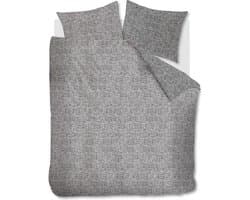 Riviera Maison dekbedovertrek Hamilton anthracite - lits jumeaux (240x200/220 cm incl. 2 slopen)