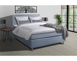 Anno 1588 - Boxspringset Jubilee - Pocketvering - Blauw - 160x200 cm - Inclusief Dekbed en Kussens