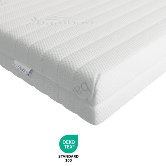 Evy Bedding® - Topper 140x200 - Topmatras - Topdekmatras - 7cm dik - HR Koudschuim - Afritsbaar en wasbaar - Matrastopper