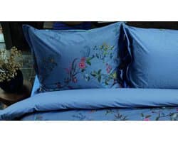 Pip Studio Bustani dekbedovertrek - Lits-Jumeaux - 240 x 200/220 cm - Blauw