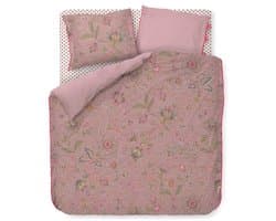 Pip Studio Mumbai Morning dekbedovertrek - Tweepersoons - 200 x 200/220 cm - Roze