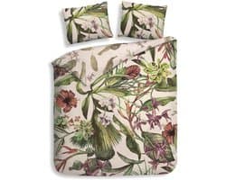 Heckettlane Dekbedovertrek Katoen Satijn Jira - Multi - 100% Katoen-Satijn - Dekbedovertrek 240x200/220cm - Lits Jumeaux - Bangkok