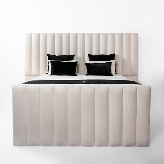 Boxspring Chateau 140x200 - van Schaik Bedding - Incl Pocket matrassen & Micropocket HR Topper - 30cm harde boxen