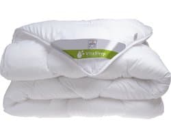 Vitality Pur Zomerdekbed – 200x220 - Tweepersoons – Dun & Lichtgewicht Dekbed – Ademend & Anti Allergie – Ideaal Voor Warme Nachten