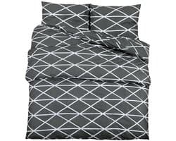 Dekbedovertrekset | Beddengoed 260x240 cm katoen grijs