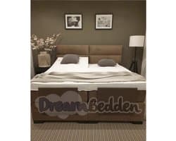 Elektrische Boxspring 160x200 Sienna incl. Meegestofferde 7-zones Pocketvering matrassen & HR55 koudschuim Bamboo exclusive splittopper.