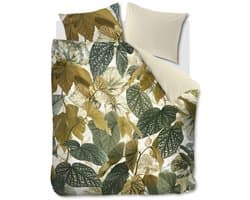 Beddinghouse Begonia dekbedovertrek - Lits-Jumeaux - 240x200/220 - Olijfgroen