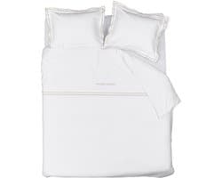 Riviera Maison Salute dekbedovertrek - Lits-Jumeaux XL - 260x200/220 - Zand