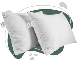 Zavelo Original Ecodown Hoofdkussen - 2 stuks - Hoofdkussen Nekklachten - Hotelkwaliteit Hoofdkussens - Geschikt voor rug-, zij- en buikslapers - 60 x 70 cm