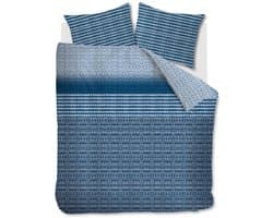 Beddinghouse Yori dekbedovertrek - Lits-Jumeaux - 240x200/220 cm - Blauw