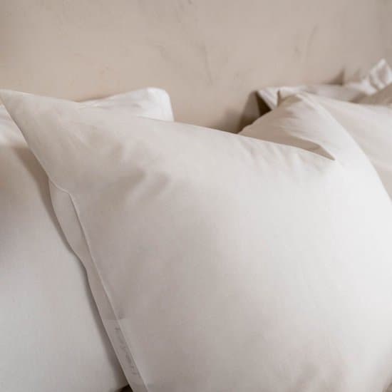 Kayori Kai Dekbedovertrek Katoen - 240x200-220 + 2 slopen - Lits-jumeaux - Biologisch Katoen - Wit