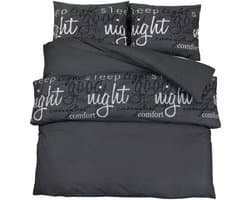 Dekbedovertrekset | Beddengoed 240x220 cm katoen zwart