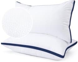 Kingsize Kussens - Slaapkussens Set - Comfortabel Slapen - Pluizig Dons Alternatief - 508 x 864 cm - Marineblauw