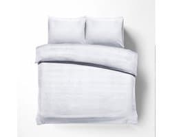 Husch Dekbedovertrek - Embossed Croco - 200x200/220 - Wit