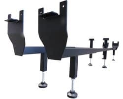 Slaaploods.nl Verstelbare potenset Base - tweepersoons - 120  cm - Zwart